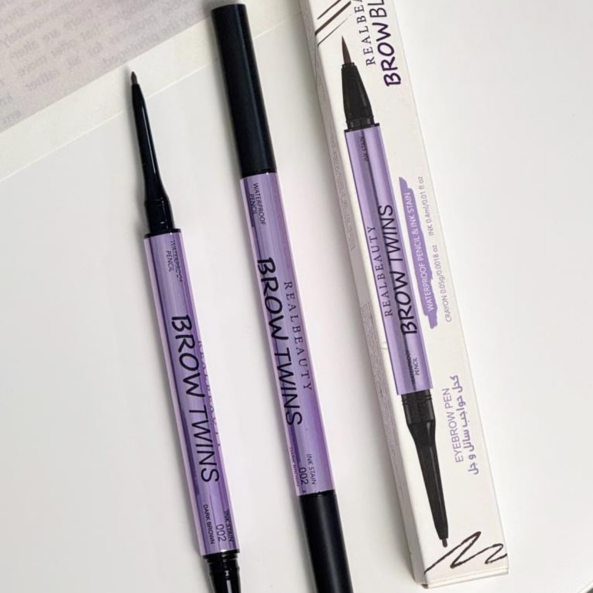 Real Beauty Precise Liquid Eyebrow Pen, 002 Dark Brown