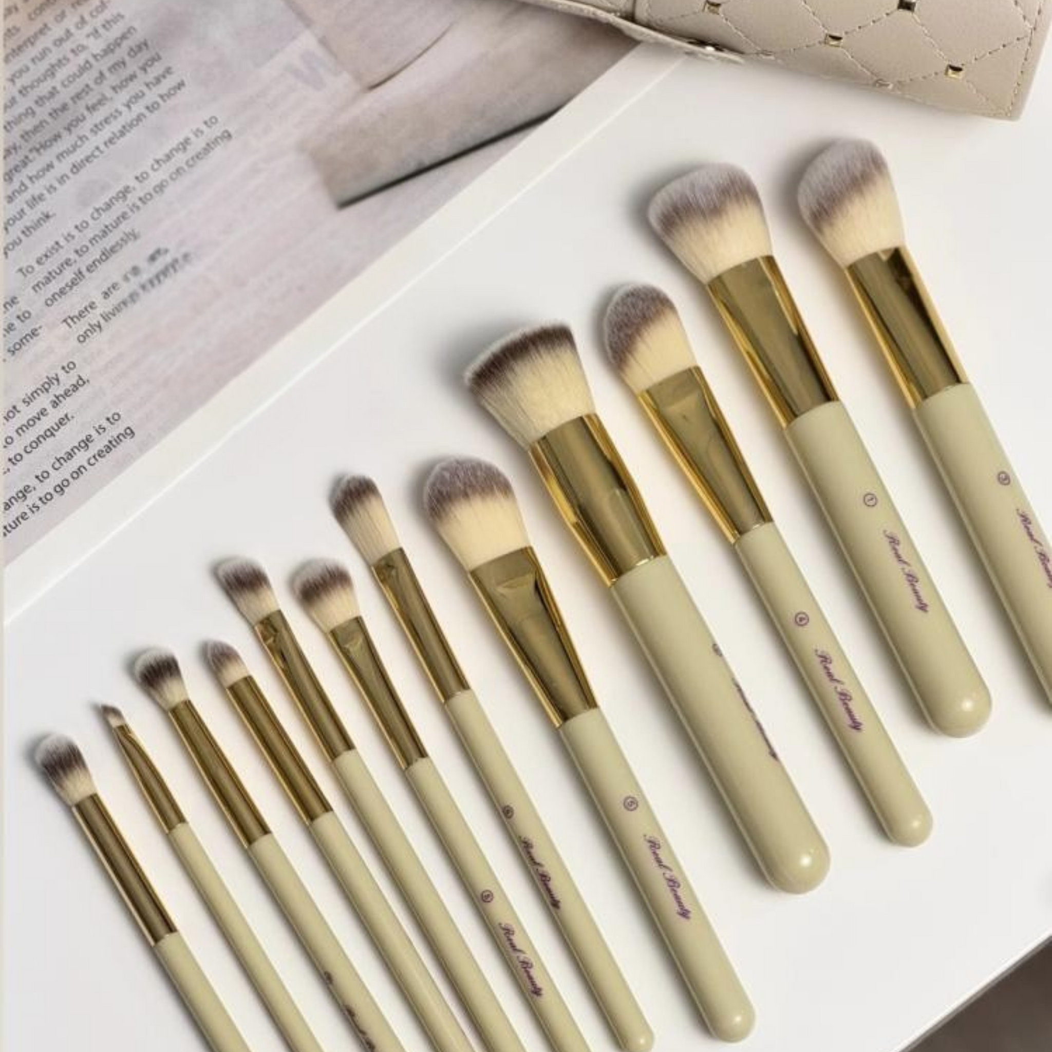 Luxury 12-piece Soft Makeup Brushes+CASE